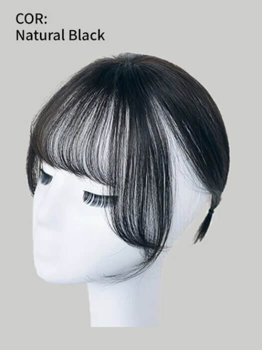 Short Synthetic Hair Toppers With Bangs