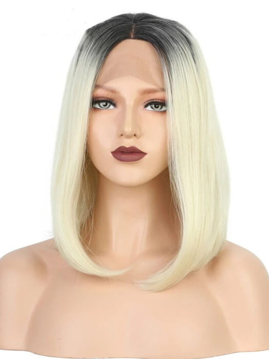 Kate Lace Front Wigs Shoulder Straight Length Synthetic Wigs