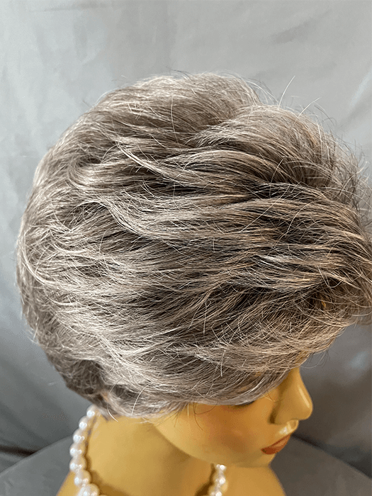 Super Short Layered Straight Mixed Gray Synthetic Wigs(Buy 1 Get 1 Free)