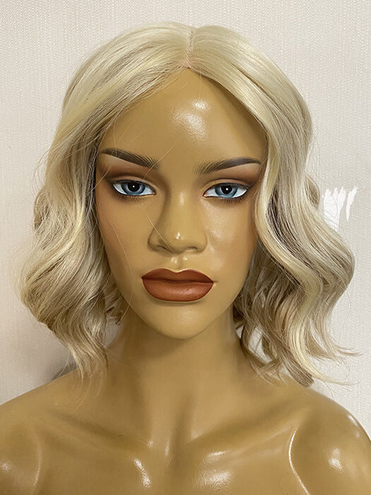 Graceful Short 14''Blonde Lace front Synthetic Wigs(Buy 1 Get 1 Free)