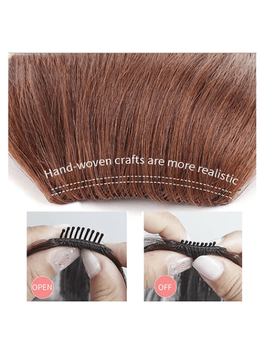 Invisible Synthetic Hair Pad Piece Hair Extension