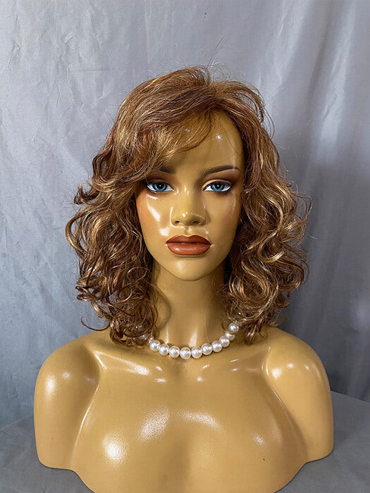 14 Inch Curly Synthetic Wigs With Bangs(Buy 1 Get 1 Free)