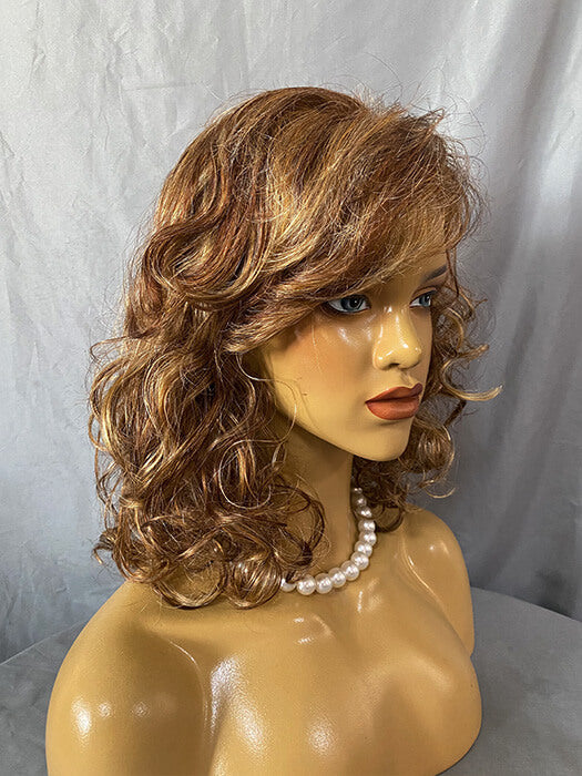 14 Inch Curly Synthetic Wigs With Bangs(Buy 1 Get 1 Free)