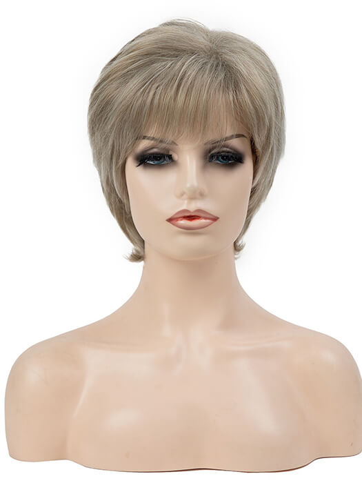 Short Layered Synthetic Wigs With Bangs