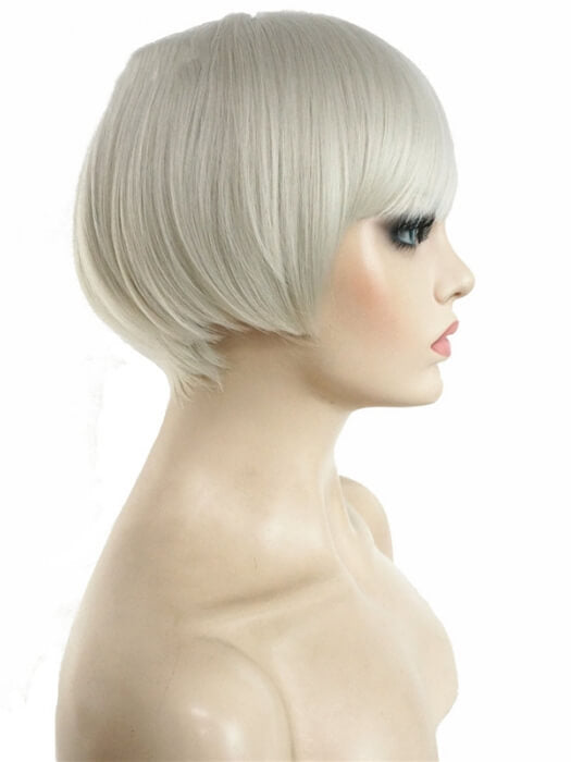 Short Bob Heat Resistant Straight Synthetic Wigs