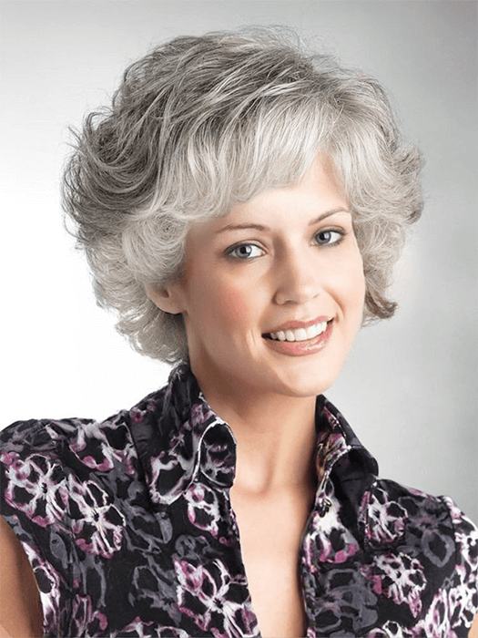 Charming Curly Wigs Gray Synthetic Wigs