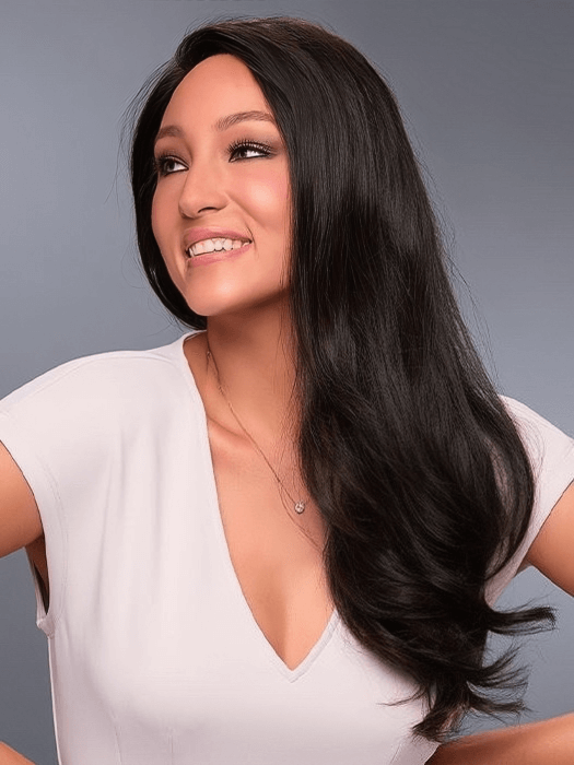 Elegant Long Wavy Wigs Lace Front Synthetic Wigs