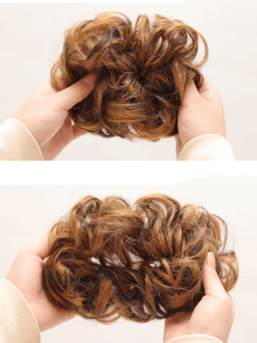 Fluffy Curly Synthetic Hair Wrap