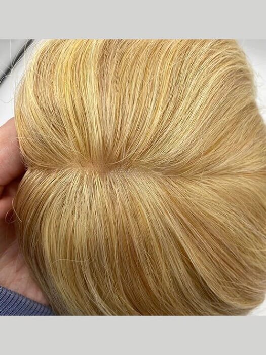 Golden Human Hair Toppers (Hand Tied)