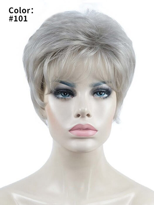 Boycut Synthetic Hair Capless Short Straight Layered Wigs