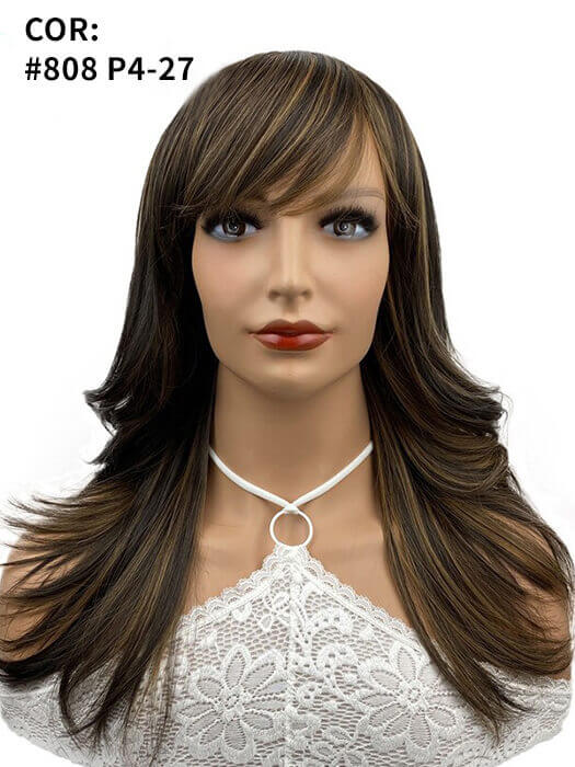 Shaggy Cut Long Layered Straight Blonde Capless Synthetic Wigs