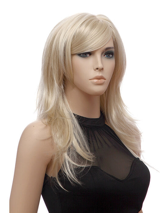 Long (18 Inches) Layered Blonde Synthetic Wigs