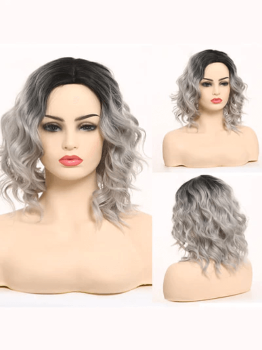 Mid-length Wavy Synthetic Wigs(Buy 1 Get 1 Free)