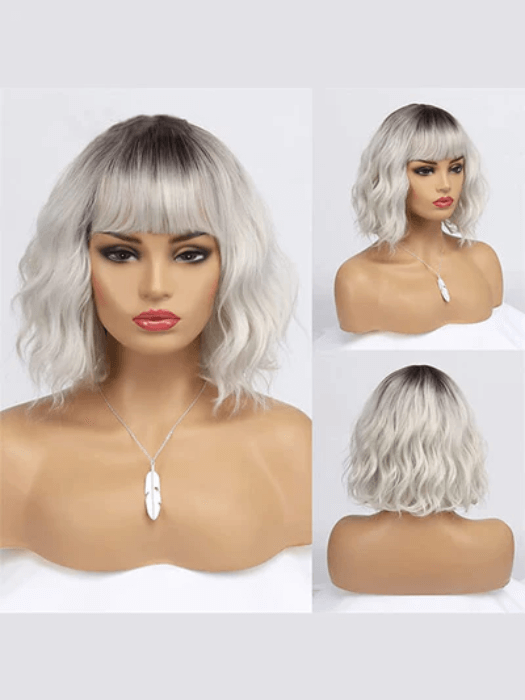 Mid-length Wavy Synthetic Wigs(Buy 1 Get 1 Free)