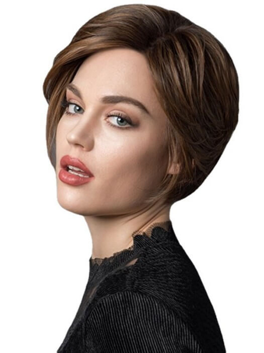 Natural Heat Resistant Short Layered Synthetic Wigs