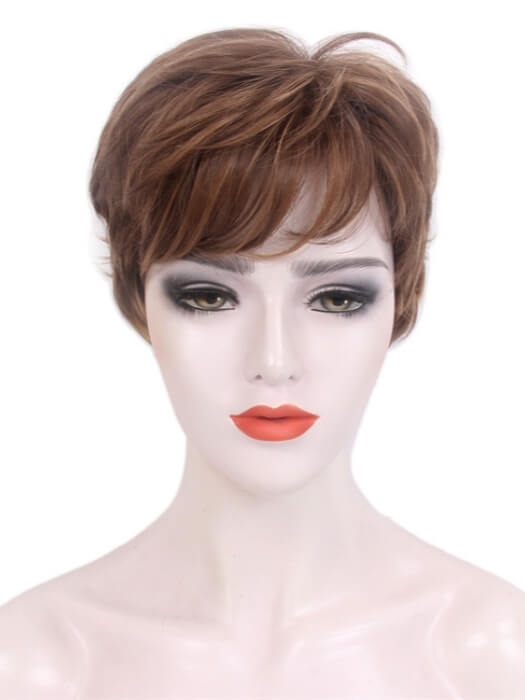 Pixie Short Straight Layered Synthetic Wigs