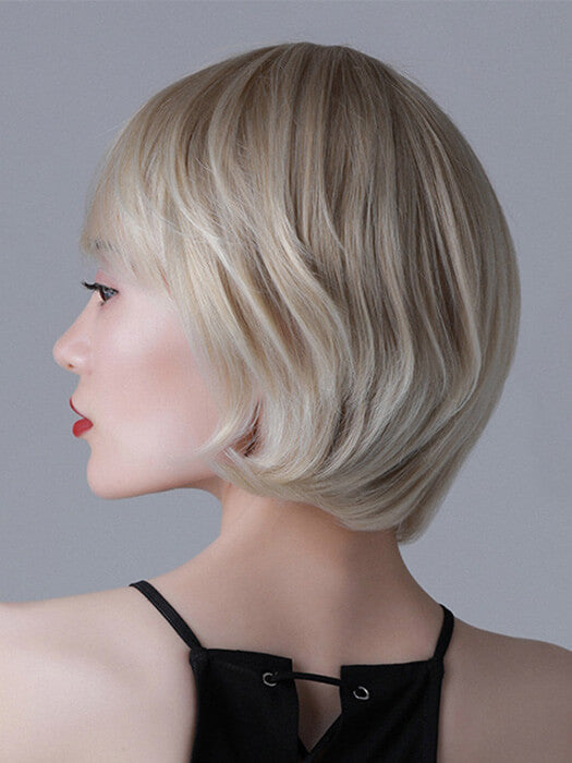 Short Bob Hairstyle Synthetic Wigs With Bangs