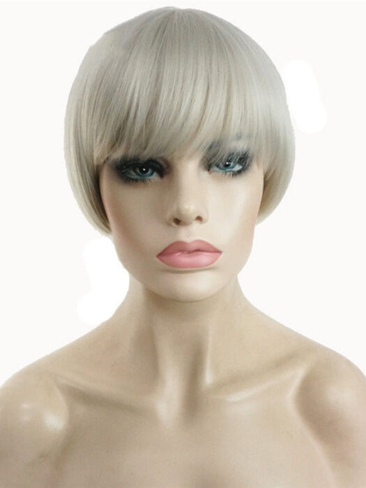 Short Bob Heat Resistant Straight Synthetic Wigs