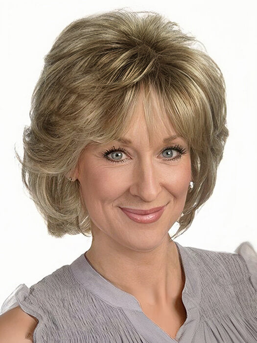 Short Curly Soft Layered Shaggy Synthetic Wigs