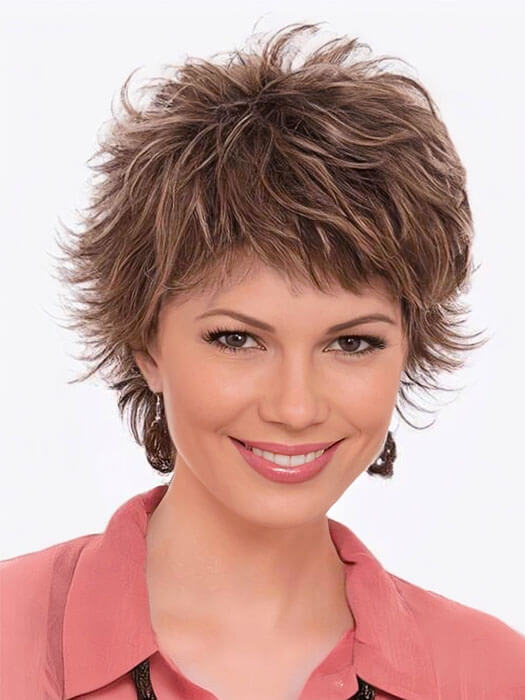 Short Pixie Cut Layered Synthetic Wigs