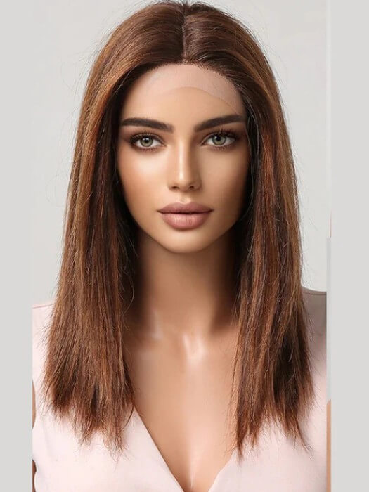 Straight Human Hair Wigs13x1 Lace Front Wigs