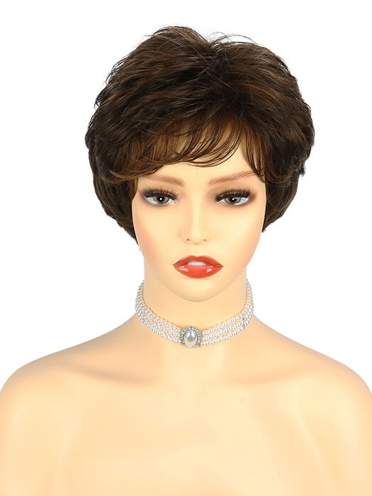 Trendy Short Straight Layered Wigs Synthetic Wigs