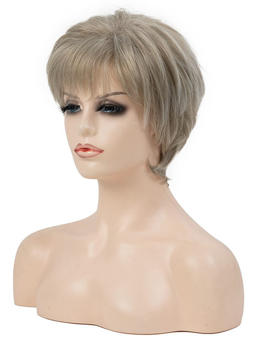 Short Layered Synthetic Wigs With Bangs