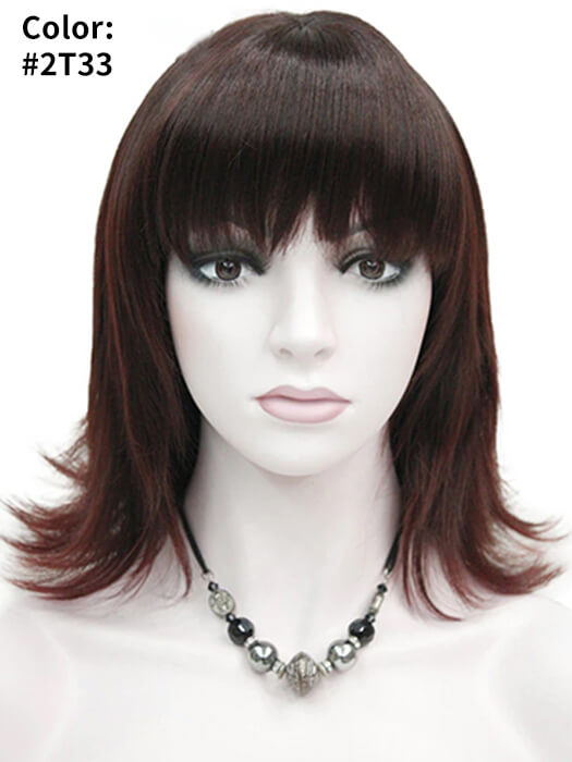 Trendy Shoulder Length Layered Synthetic Wigs With Bangs