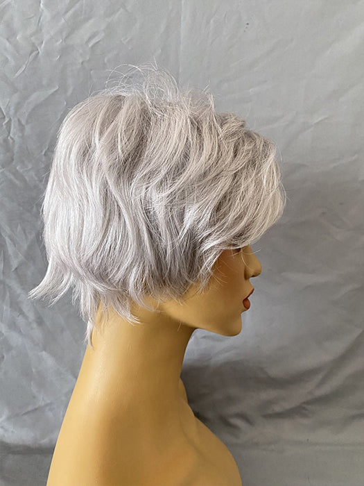 Short Straight Layered Synthetic Capless Wigs 8 Inch