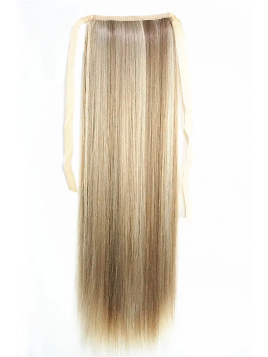 Long Straight Wrap Around Ponytail Hair Extension Synthetic （22inches）