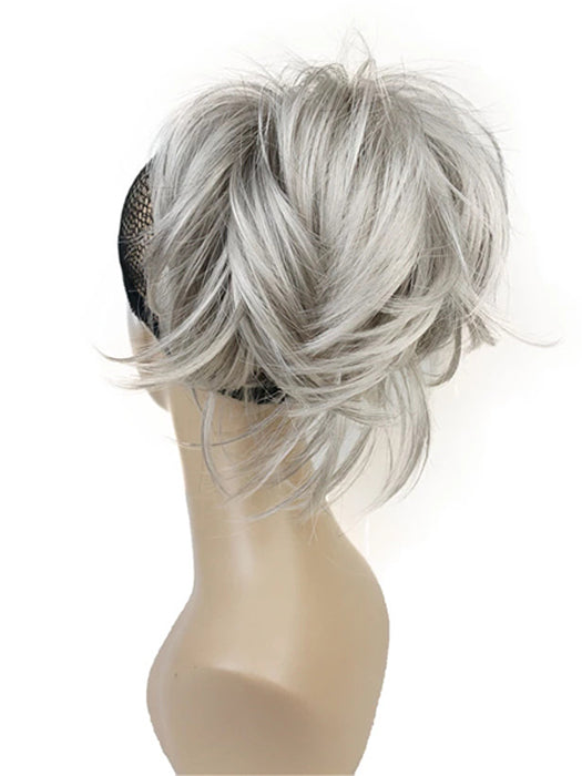 Short Layered Synthetic Hair Clip  Ponytail