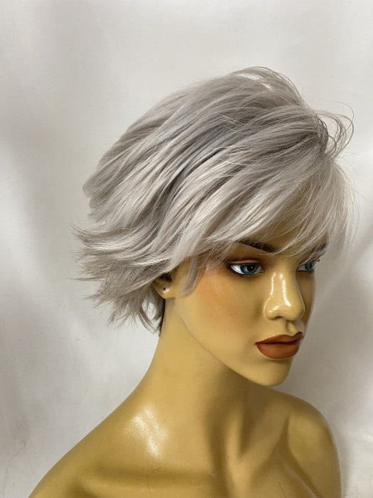 Voltage Lightest Gray Synthetic Wigs (Basic Cap)(Buy 1 Get 1 Free)