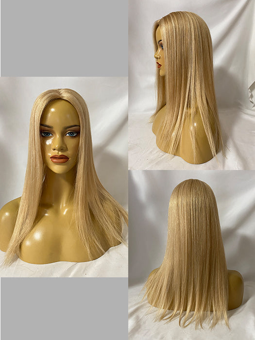 Super Silky High-quality Long straight 8*8 Remy Human Hair Toppers(mono top)
