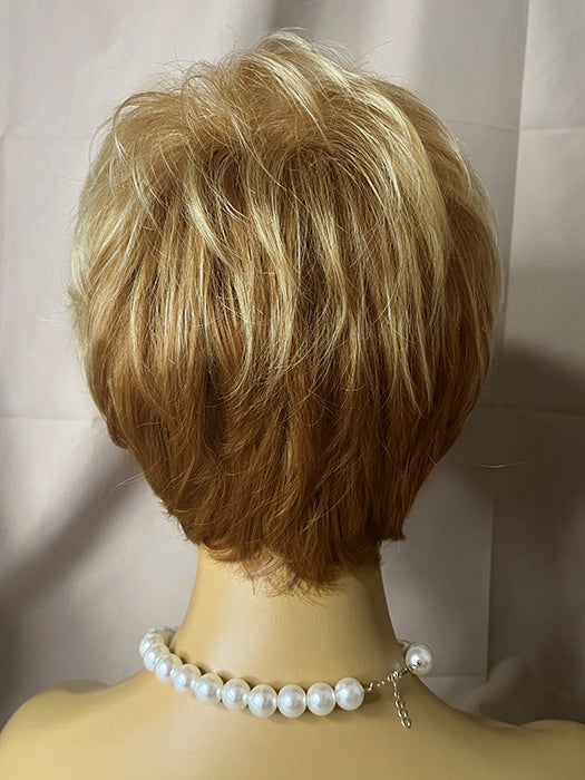 Short Natrual Straight Layered Synthetic Hair Wigs 8 Inches(Buy 1 Get 1 Free)